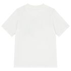 White & Green Logo T-Shirt, 1, hi-res