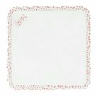 Baby Girls White Floral Blanket, 1, hi-res