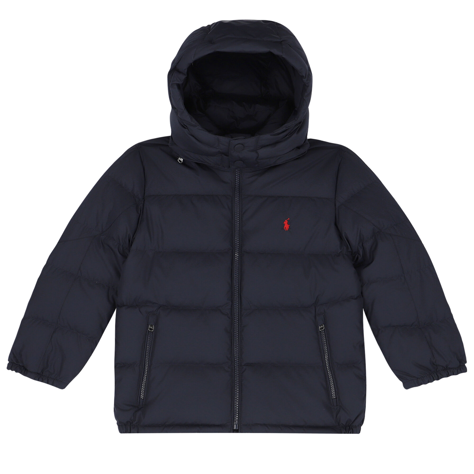 Ralph Lauren Boys Navy Logo Puffer Jacket Junior Couture UK