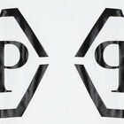 Boys White Logo T-Shirt, 1, hi-res