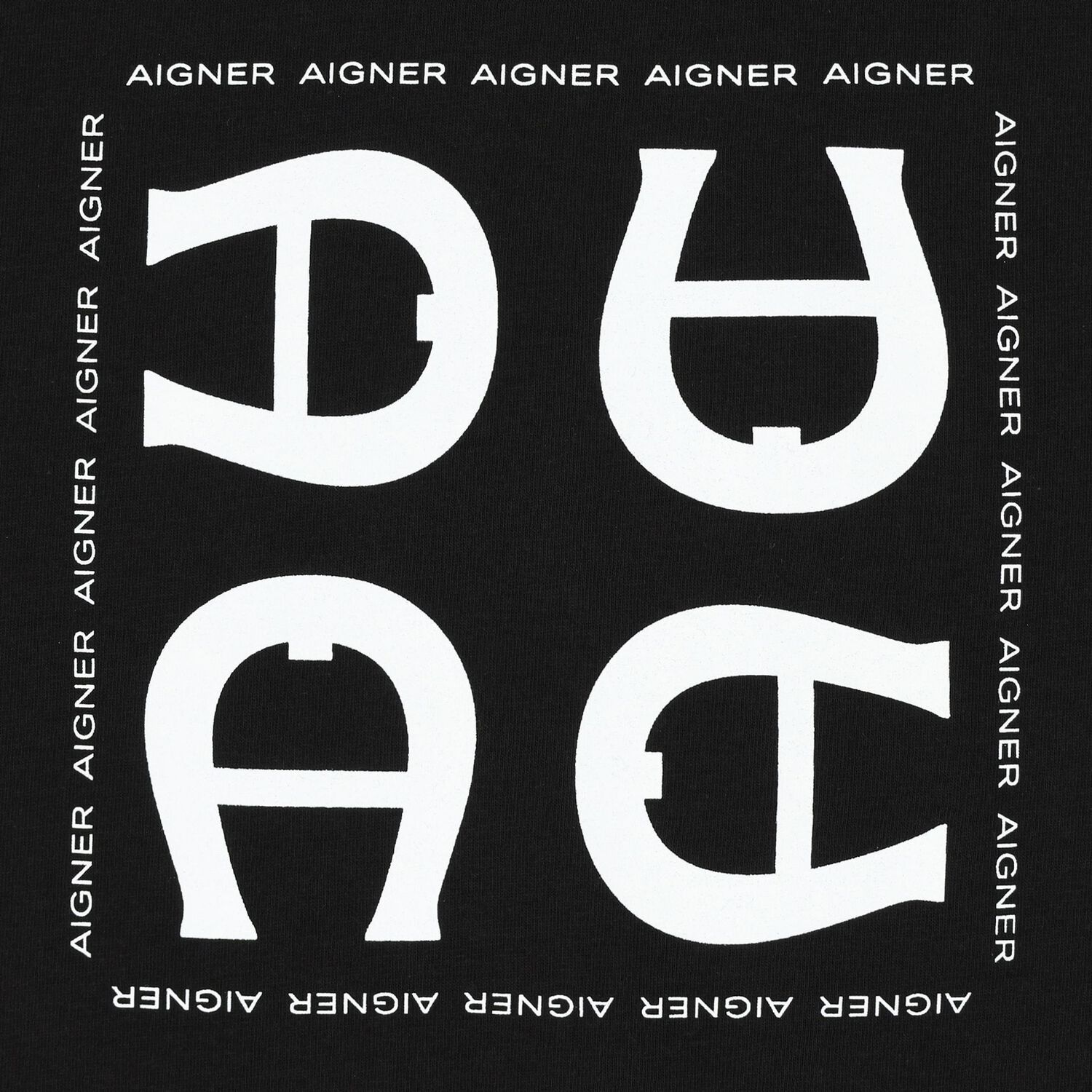 Boys Black Logo T-Shirt, 1, hi-res