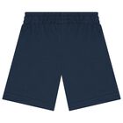 Navy Blue Logo Shorts, 2, hi-res