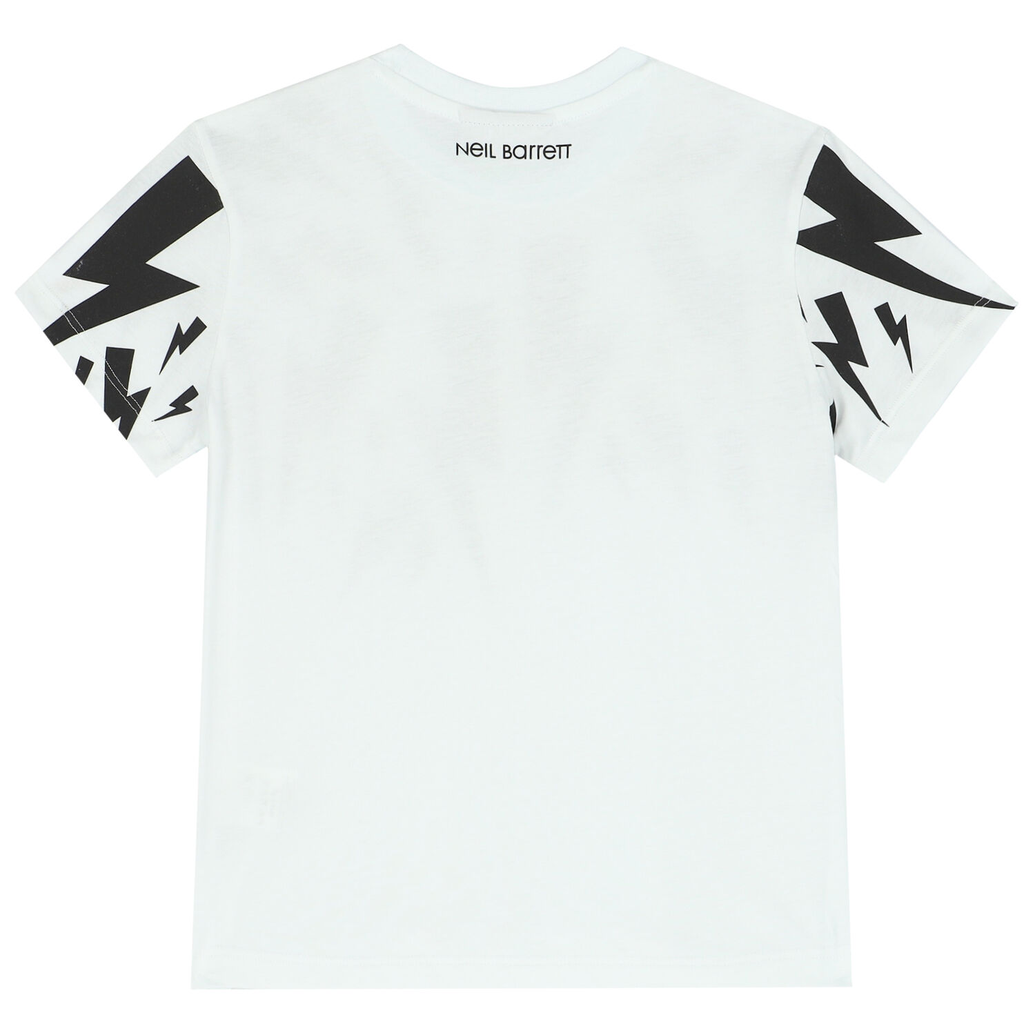 Boys White Thunderbolt T-Shirt, 2, hi-res image number null