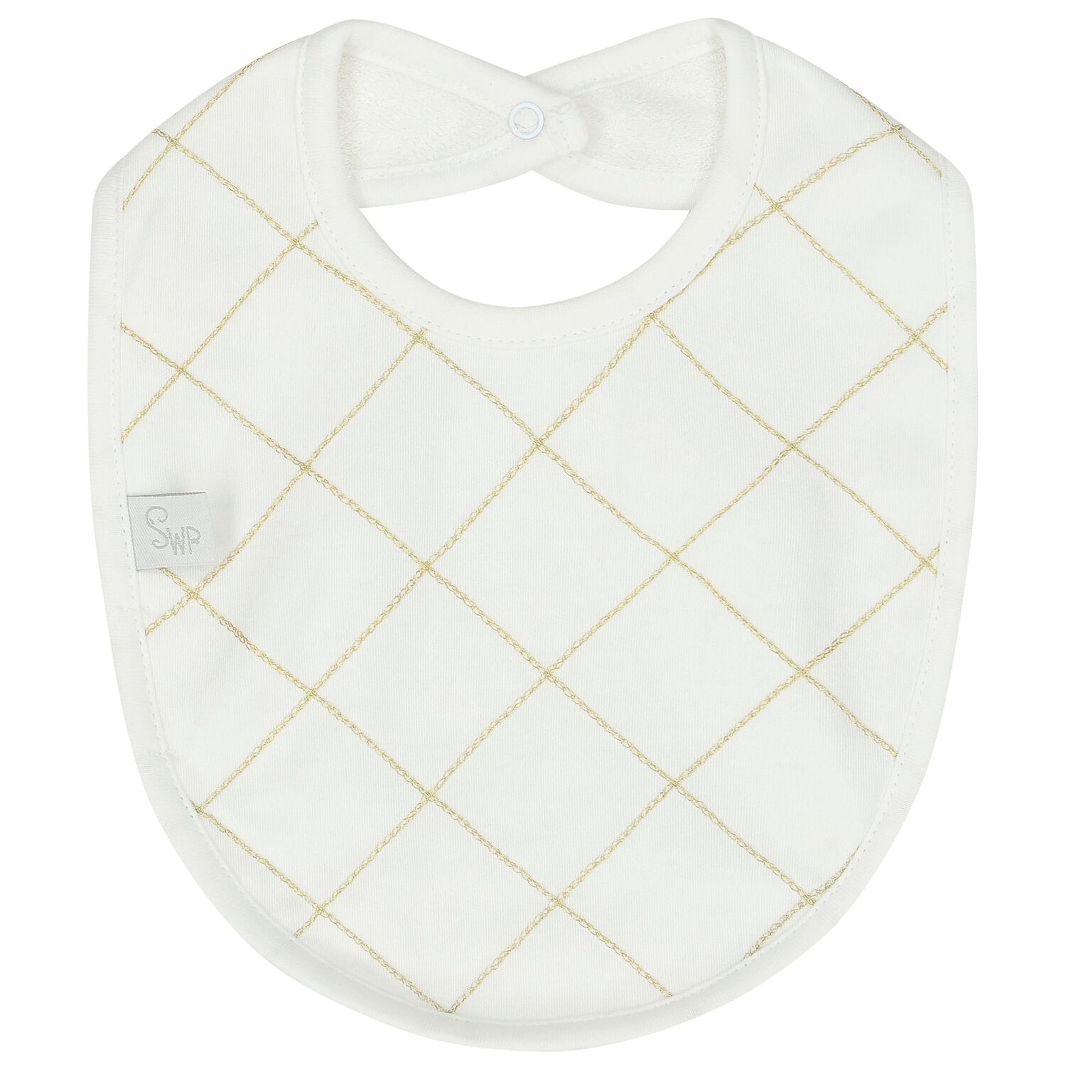 Baby Boys White & Gold Logo Babygrow Gift Set, 1, hi-res