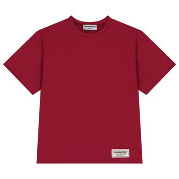 Burgundy Softskin Oversized Fit T-Shirt