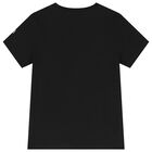 Boys Black Logo T-Shirt, 2, hi-res