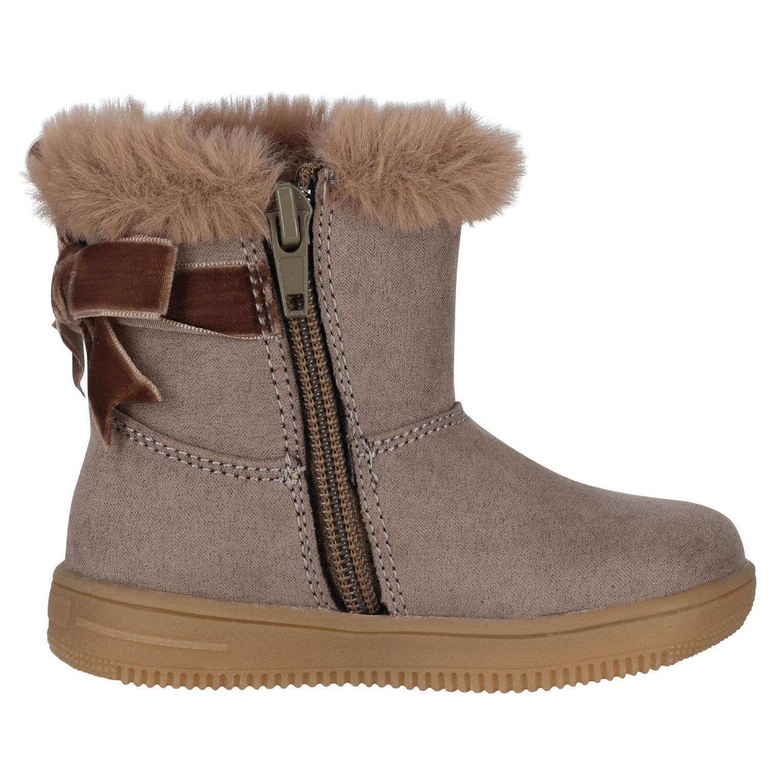 Younger Beige Suede Boots, 1, hi-res
