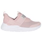 Girls Pink Soft Wired 2 Sliptech Trainers, 2, hi-res