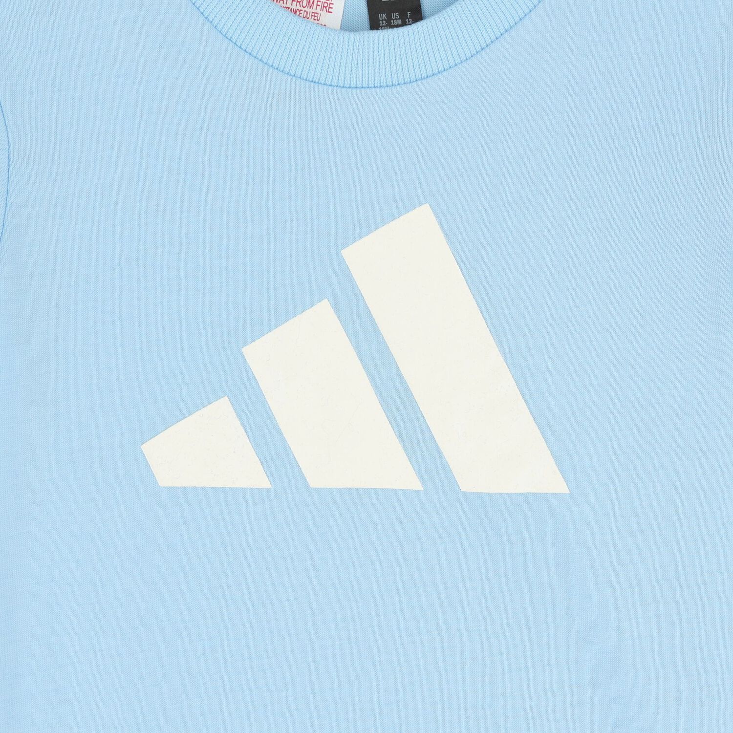 Younger Boys Blue Logo Shorts Set, 1, hi-res