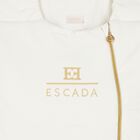 Baby Girls Ivory Logo Nest, 1, hi-res