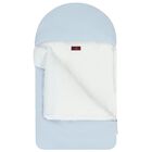 Baby Boys Blue & White Logo Nest, 2, hi-res