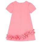 Girls Pink Ruffled Dress, 1, hi-res