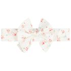 Baby Girls Ivory Floral Headband, 1, hi-res