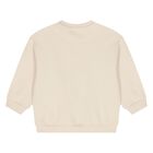 Younger Boys Beige Dogs Sweatshirt, 1, hi-res