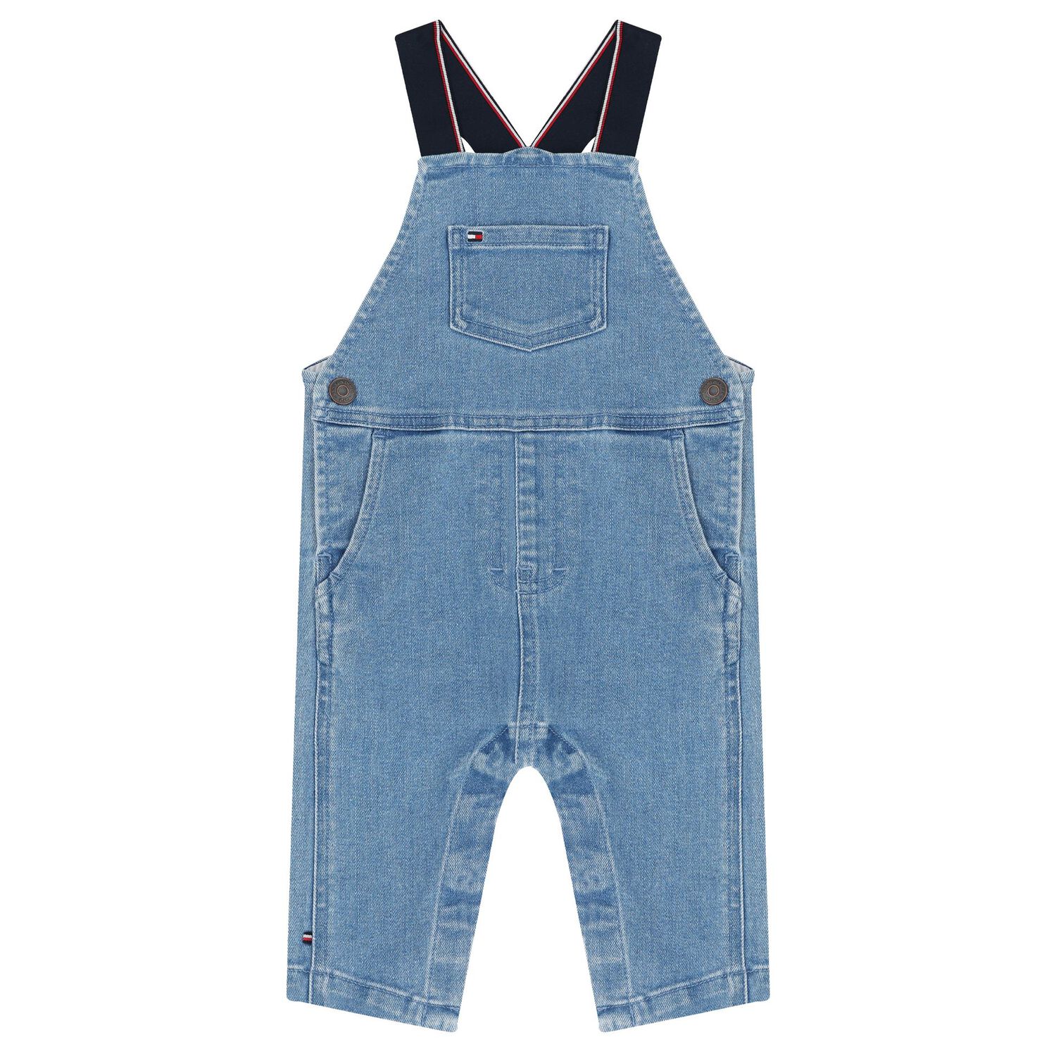 Blue Denim Younger Dungaree Set, 1, hi-res