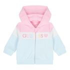 Baby Girls Pink & Blue Logo Tracksuit (3 Piece), 1, hi-res