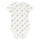 White Red Panda Logo Baby Bodysuit Gift Set, 1, hi-res