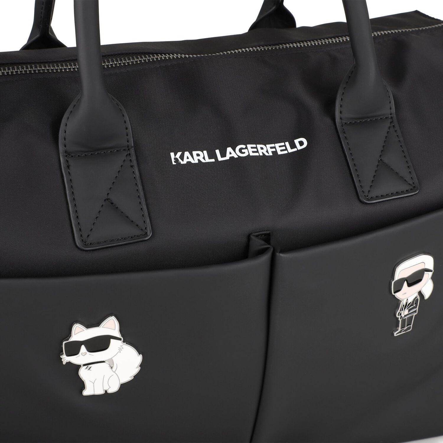 Black Choupette & Karl Changing Bag, 1, hi-res