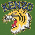 Boys Green Tiger Logo Long Sleeve Top, 1, hi-res