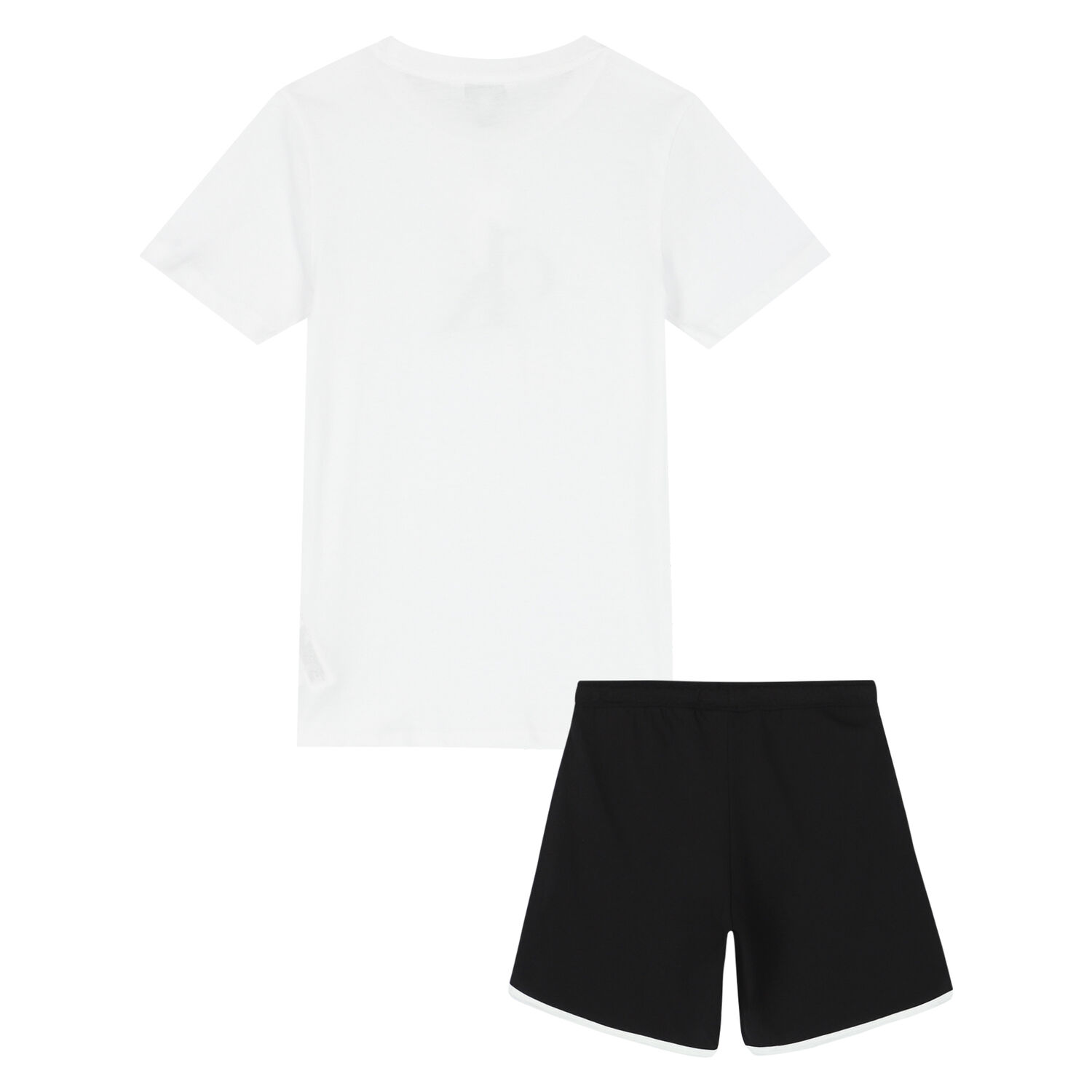 Boys White & Black Logo Pyjamas, 1, hi-res image number null