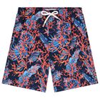 Boys Multi-Coloured Swim Shorts, 1, hi-res