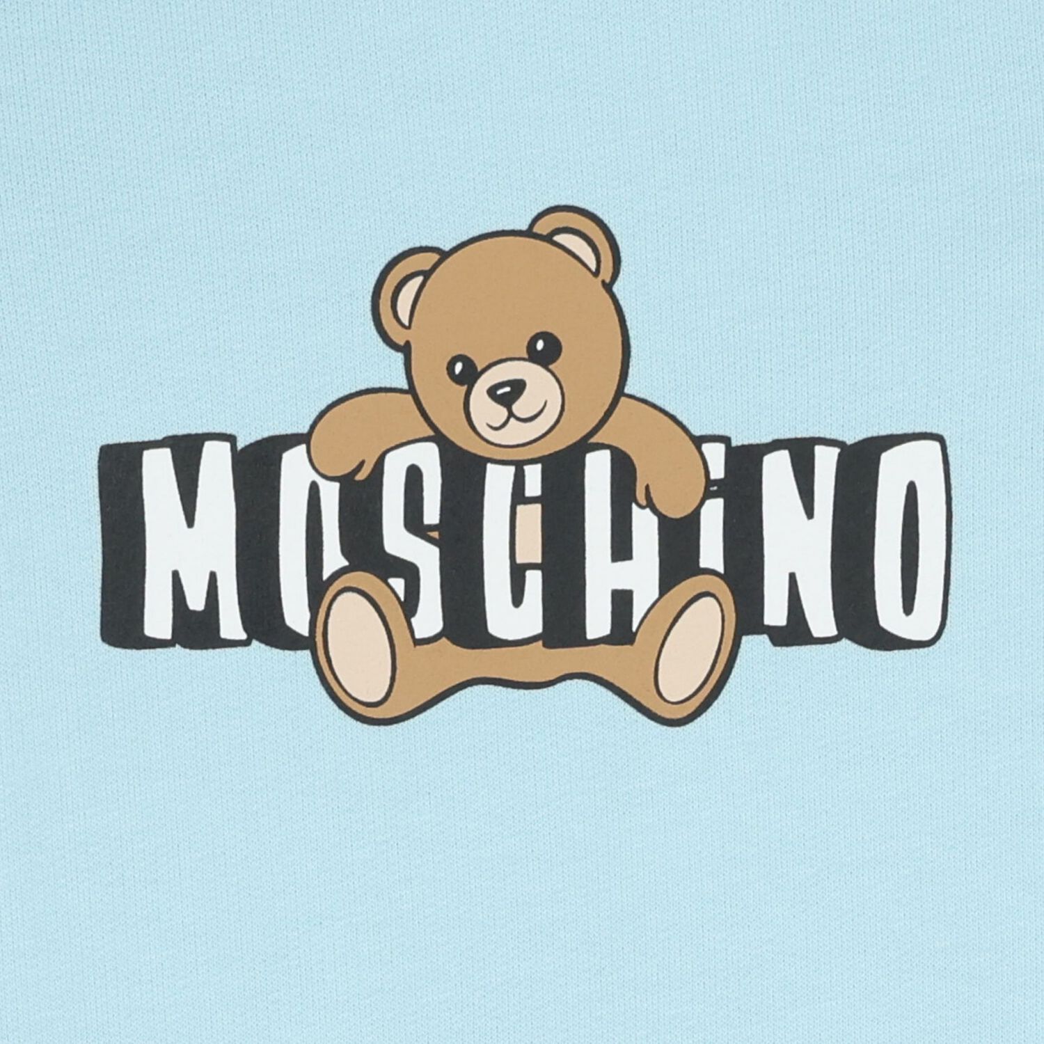 Blue Teddy Bear Logo Babygrow, 4, hi-res