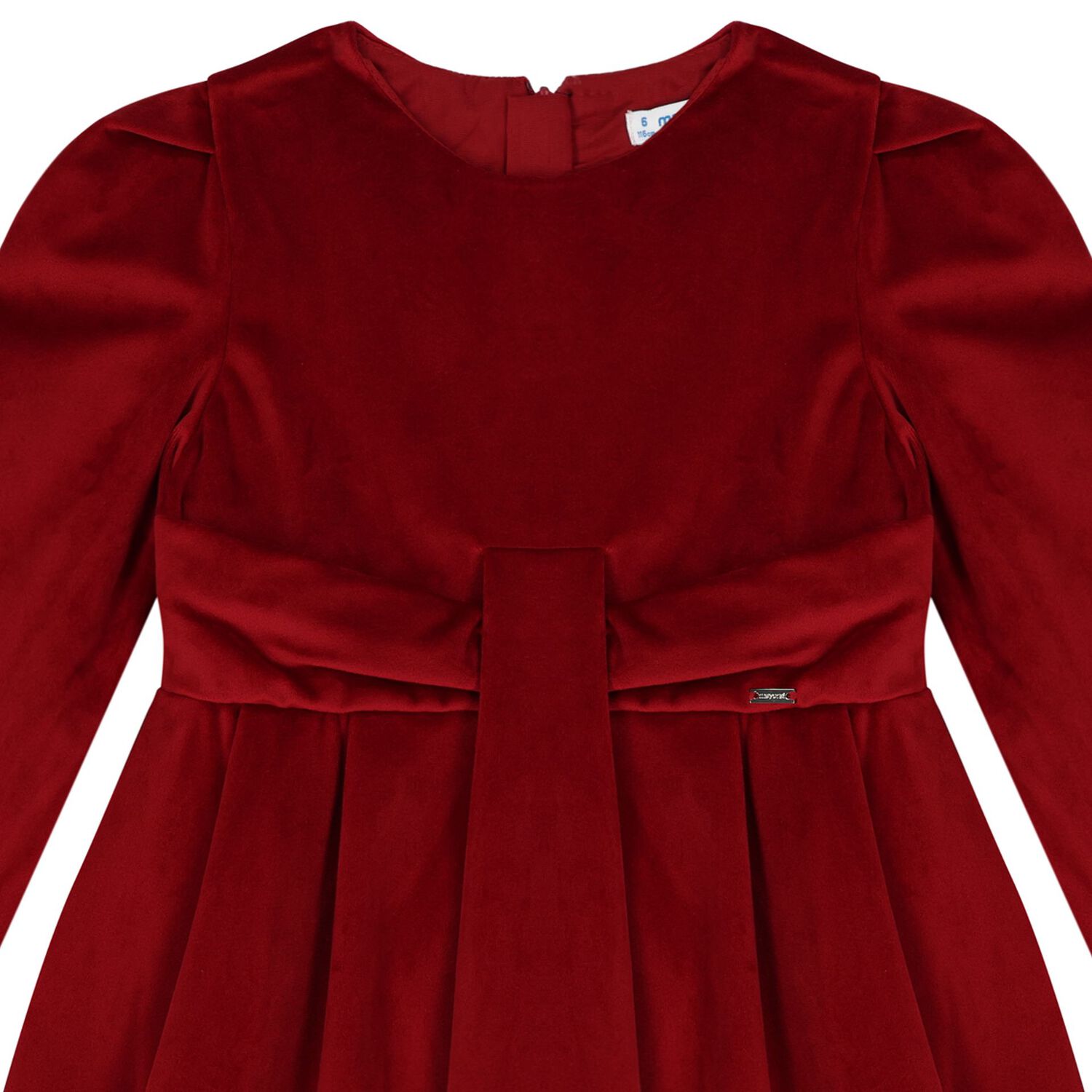 Girls Red Velvet Dress, 1, hi-res image number null