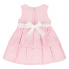 Younger Girls Pink Floral Dress, 2, hi-res