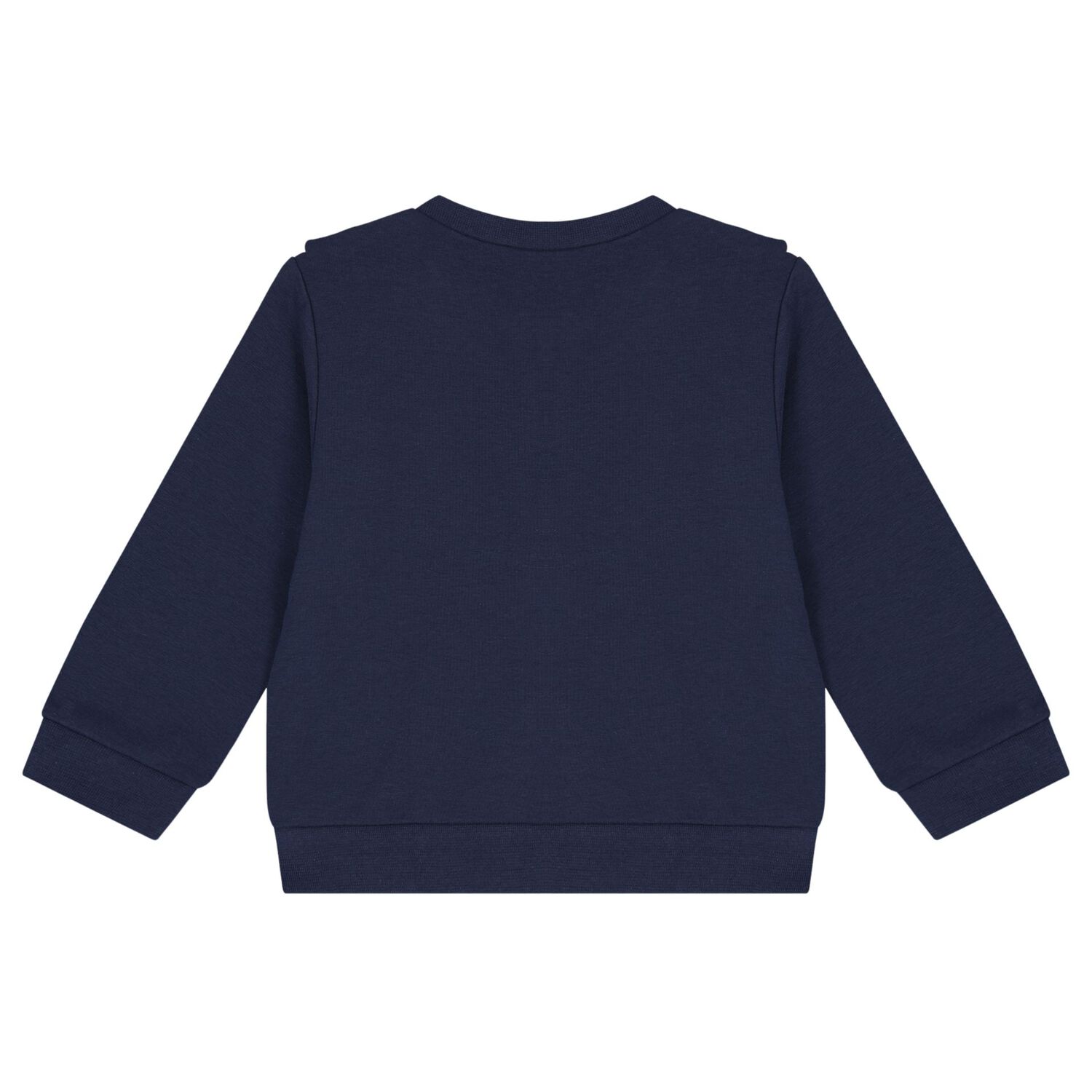 Younger Girls Navy Blue Logo Tracksuit, 1, hi-res