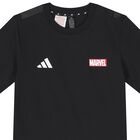 Boys Black Logo Marvel T-Shirt, 1, hi-res
