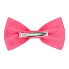 Girls Pink Bow Hairclip, 2, hi-res