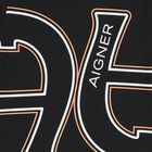 Boys Black Logo T-Shirt, 2, hi-res