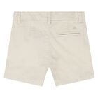 Younger Boys Beige Chino Shorts, 2, hi-res