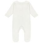 Ivory Crown Babygrow, 1, hi-res
