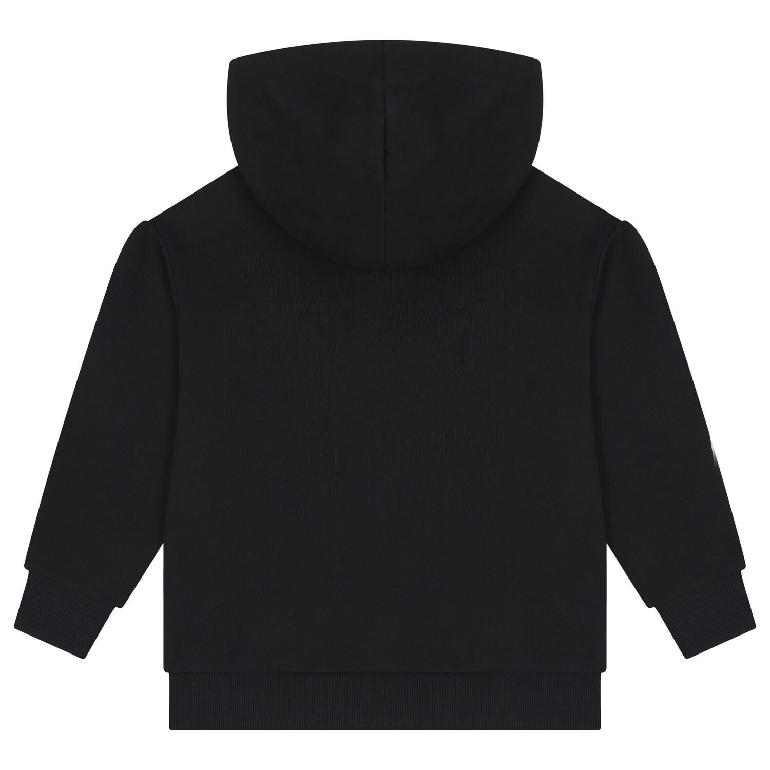 Girls Black Pesci Logo Hooded Top, 1, hi-res