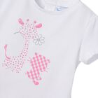 Younger Girls Pink Gingham Shorts Set, 1, hi-res