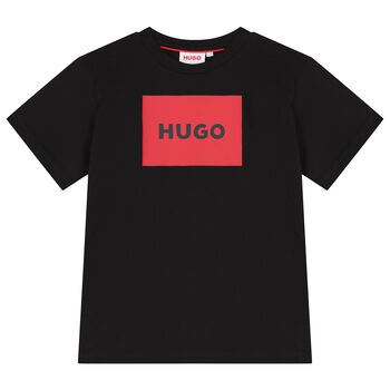 Boys Black Logo T-Shirt