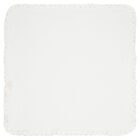 Baby Girls White & Pink Bow Blanket, 1, hi-res