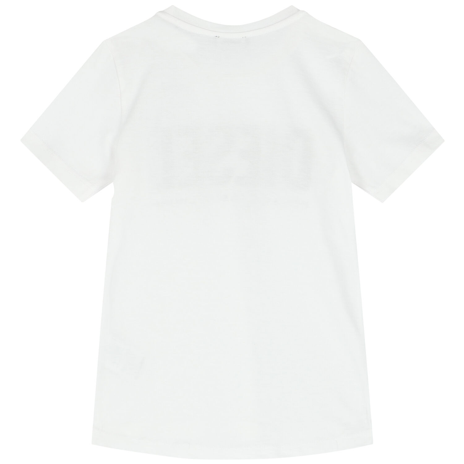Girls White Logo T-Shirt, 1, hi-res