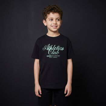 Boys Black Logo T-Shirt