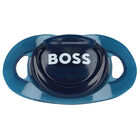 Navy Logo Baby Pacifier, 2, hi-res