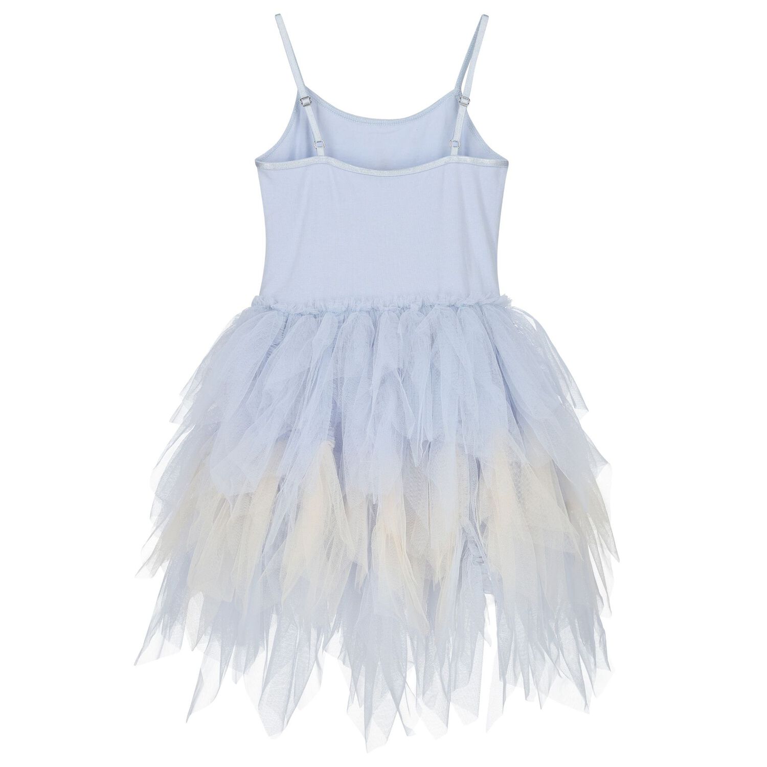 Girls Blue Tulle Crown Dress, 1, hi-res image number null