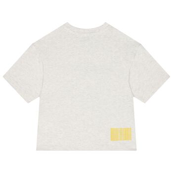 Boys Grey Logo T-Shirt