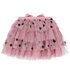 Girls Pink Tulle Skirt, 3, hi-res