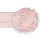 Baby Girls Pink Flower Headband, 1, hi-res