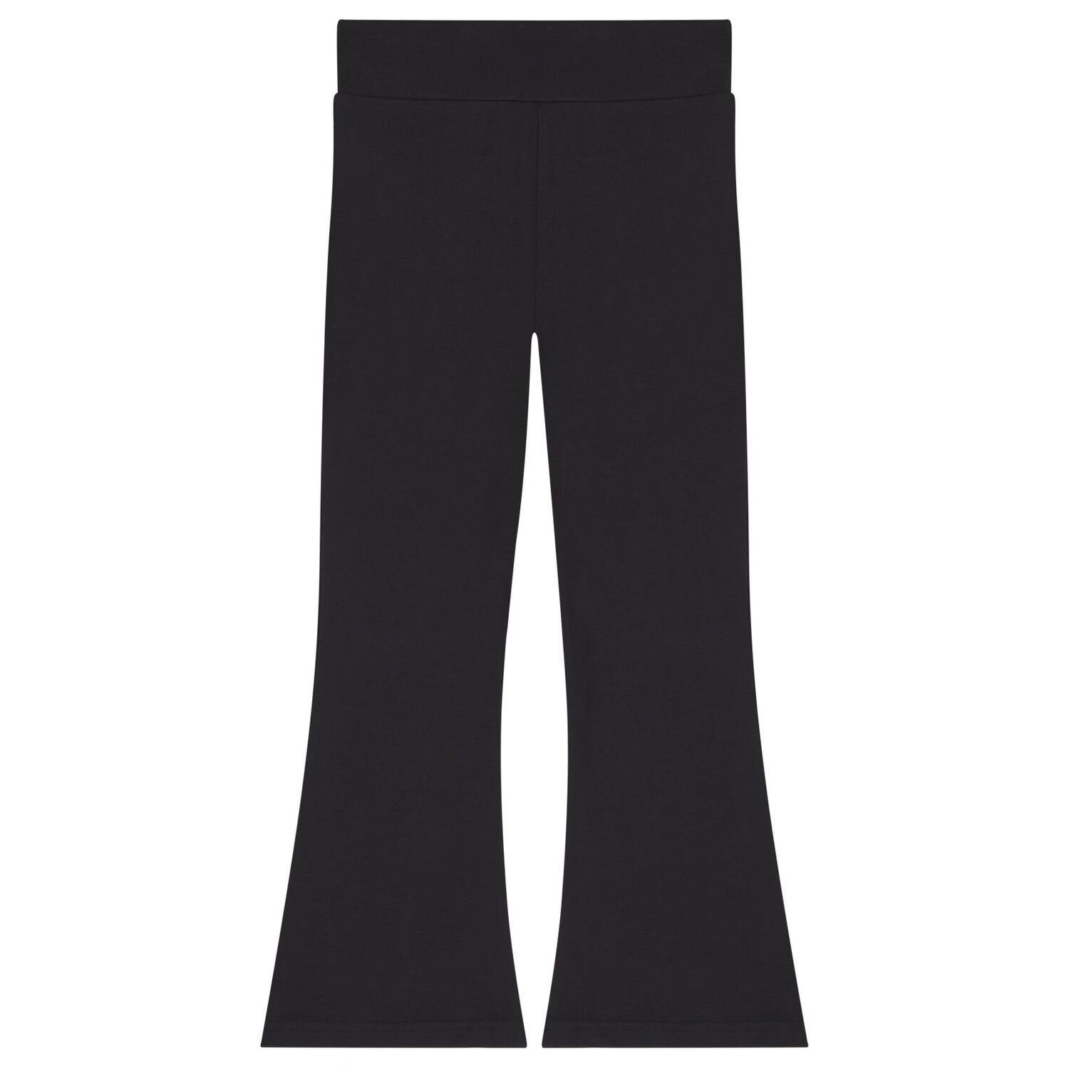 Girls Black Logo Leggings, 1, hi-res