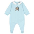 Blue Teddy Bear Logo Babygrow Gift Set , 3, hi-res
