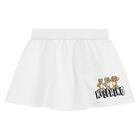 Younger Girls Pink & White Teddy Bear Logo Skirt Set, 2, hi-res