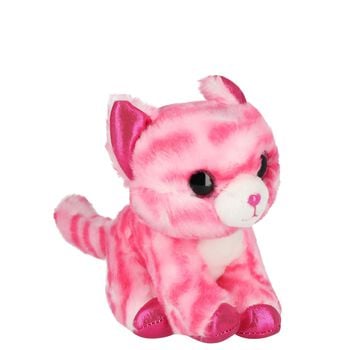 Girls Pink & White Crystal Pink Cat ( 17CM )