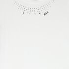 Girls Mini Me White Logo T-Shirt, 1, hi-res